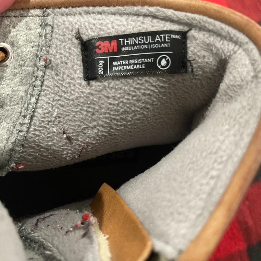 Sperry Saltwater Gray and Tan Duck Boots - Picture 6 of 7